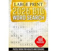 Word Search Book for Adults - Large Print Puzzles: Big Word Find Games for Adults & Seniors to Keep the Mind Active. Fun and Relaxing Activity Book for Elderly Men and Women (Large Print Gifts)