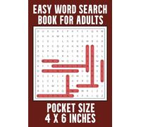 Word Search Book For Adults Small Size: Easy Pocket Size Word Puzzle Book for Adults, Teens, Seniors, and Kids-Mini Travel Size Word Search Book for Adults With Answers