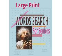 WORD SEARCH BOOK FOR SENIORS: Relaxing and Fun Brain Games to Improve Memory,Focus and Vocabulary/Simple Puzzle for Adults, Seniors