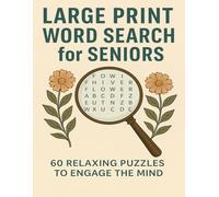 Word Search Book for Seniors: Relaxing and fun puzzles with large print