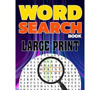 Word Search Book Large Print: Jumbo Wordsearch Book For Adults : Very Large Print Word Search : Word Search Hard Puzzle Book For Adult : Sopa De Letras En Ingles : Keep Your Brain Sharp & Entertained