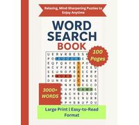 Word Search Book: Relaxing, Mind-Sharpening Puzzles to Enjoy Anytime