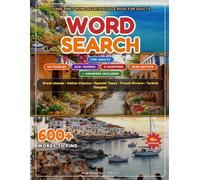 Word Search Books for Adults - Large Print - Mediterranean Cooking Theme: Savor the Flavors - Featuring Italian, Greek, and Spanish Culinary Traditions