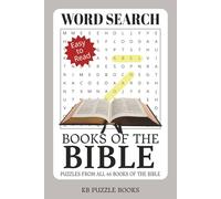 Word Search Books of the Bible: 66 Faith Based Puzzles with Easy to Read Print | Genesis to Revelation | 6x9 inches, 132 pages