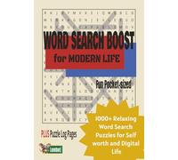 Word Search Boost for Modern Life: Pocket- sized 1000+ Relaxing Word Search Puzzles for Self Worth and Digital Life