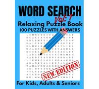 Word Search Challenge Book for Kids, Adults & Seniors with 100 Puzzles from Easy to Expert Levels: Train Your Mind, Enhance Focus, and Relax with ... | Perfect Gift for Puzzle Lovers (vol-1)