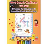 Word Search Challenge for Kids: 55 Puzzles for Kids Ages 8-14 | Learn New Words the Fun Way with Animals, School Themes & More | Large Print 8.5 x 11 Inches