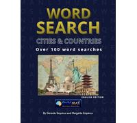 Word search: Cities & Countries: Large Print Puzzle Book for Travelers, Adults & Seniors: 100+ Geography, Capitals & Exotic Destinations Games to ... Collection) (EnigMax Collection: Word Search)