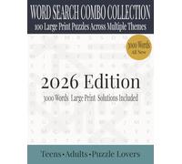 Word Search Combo Collection: 3000 Words - 100 Puzzles - Combination of 10 Plus Themes - Large Print Word Finds For Adults, Teens, and Puzzle Lovers