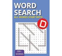 Word Search D: Puzzles for Adults, Teens and Seniors +Solutions | 6x9 inches, Fun Games, Easy to Read Print