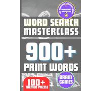 Word Search Expert Masterclass: Expert-Level Puzzles: Large Print Brain Games for Adults, Teens & Seniors - Travel Through Animals, Countries, ... More - Boost Memory, Focus & Cognitive Skills