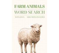 Word Search - Farm Animals: Word Searches with Easy to Read Print About Farm Animals | Farm Animals Word Puzzle for Adults, Seniors | Puzzles for Anxiety Relief | 6x9 Inches | Gift for Vacations