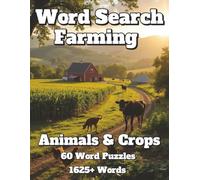 Word Search Farming: Animals & Crops 60 Word Puzzles 1625+ Words (Americana)