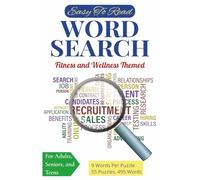 Word Search: Fitness and Wellness Themed