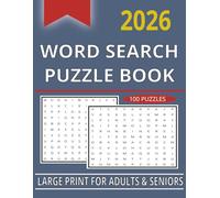 Word Search for Adults and Seniors: 100 Large Print Puzzles for Relaxation, Stress Relief, and Brain Training