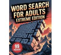 Word Search for Adults: Fun and Challenging Word Search Puzzle Book with 99 Large Print Puzzles - Gift for Women & Men.
