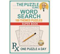 Word Search for Adults Large Print - The Puzzle Clinic: 100 Themed Puzzles for Relaxation, Focus, and Brain Training - Big Clean Print with Full Solutions Included. Vol.1