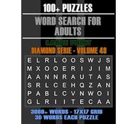 Word Search for Adults: More Games, For Adults, Large Letter High Definition Select Words (Diamond Serie)