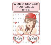 WORD SEARCH FOR GIRLS 8-13: This book is perfect for girls ages 8-13 | features 55 exciting educational word puzzles | keeping young minds entertained screen free |110 pages |
