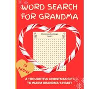 Word Search for Grandma: A Thoughtful Christmas Gift to Warm Grandma's Heart