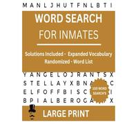Word Search For Inmates | This word search book is a great way for inmates to relax and entertain there brain.: 8.5 x 11 Large print | 100 Word Search's | Great for traveling, gifts and personal time.