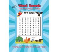 Word Search For Kid Ages 6 to 10: 100 Games Easy to Read, Large Print with a Single Puzzle on Each Page