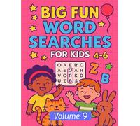 Word Search for Kids Ages 4-6: Fun Early Learning Puzzles (Book 9): Easy 8×8 Word Puzzles | Build Spelling, Reading & Focus Skills | Fun Educational Activity Book for Preschool & Kindergarten