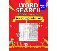 Word Search for Kids Ages 8-10: 1600+ Word Search Puzzles Perfects for Kids, Enhance vocabulary, Improve spelling skills.
