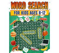 Word Search for Kids Ages 8-12 | 100 Fun Word Search Puzzles | Kids Activity Book | Large Print | Paperback: Search and Find to Improve Vocabulary and ... | Word Search for Kids Ages 8-12 Years Old