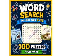 Word Search for Kids Ages 8-12: 100 Themed Puzzles with Fun Facts
