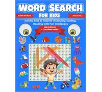 Word Search for Kids Ages 8-12: Activity Book to Improve Vocabulary, Spelling, Reading with Fun Challenges | 100 Search-and-Find Word Puzzles & ... Travel: Fun Road Trip Activities for Kids)