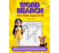 Word Search for Kids Ages 8-12: Over 100 Fun Themed Word Search Puzzles with Increasing Difficulty from Easy to Hard, Guided Instructions & Solutions (Cubby Clever Word Search Adventures (Ages 8-12))