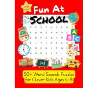 Word Search for Kids - Fun at School: Educational Activity Book for Kindergarten & Early Elementary | Build Vocabulary, Reading Skills & School ... Key Included (Fun Word Search for Kids)