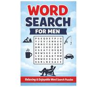 Word Search for Men: Relaxing Large Print Puzzles for Stress Relief, Focus, and Daily Brain Exercise