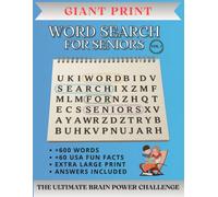 Word Search for Seniors Giant Print: 60 Puzzles with Over 600 Words about American Culture and Traditions. Stress-Free Large Print Activity Book with Trivia and Solutions.