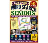 Word Search for Seniors Large Print: 20 Nostalgic Brain Games Featuring Famous People, Movie Stars, Music Legends, History & Science: Easy-to-Read Puzzle Book with Solutions