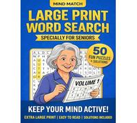 Word Search for Seniors: Large Print Easy & Relaxing Puzzles to Keep Your Mind Active | 50 Fun Word Search Puzzles with Solutions