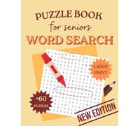 Word Search for Seniors: Large Print Puzzle Book, Easy and Fun Word Search Puzzles for Relaxation, Brain Exercise, Memory Support, and Stress Relief
