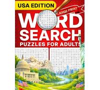 Word Search for Teens and Adults: USA Edition: Word Search Puzzle Book for Teens and Adults Featuring 2300+ American-Themed Words Across States, ... Culture, and More | 85 Puzzles with Solutions