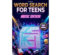 Word Search for Teens: Music Edition | 100 Music-Themed Word Search Puzzles | 1500+ Hidden Words | Fun Facts on Every Page | Large Print Brain Games ... 13-19 (Teen Word Search Challenge Series)