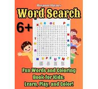 Word Search: Fun Words and Coloring Book for Kids: Learn, Play, and Color!