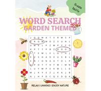 Word Search Garden Theme: Word Search Puzzle Large Print about Garden & Nature Theme | 8.5x11 inches | Easy to Read Print | Word Search for Adults ... Puzzles | Gifts for Holiday & Relaxation