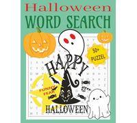 WORD SEARCH HALLOWEEN: CROSSWORD PUZZLE & Word Search about HALLOWEEN / Large Print, Easy to read, 8,5 X 11 inches