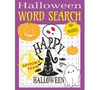 WORD SEARCH HALLOWEEN: FUNNY HALLOWEEN CROSSWORD PUZZLE : Word Searches with Easy to Read Print about Halloween, Trick-or-Treating and Spooky Things 8,5X11 inches