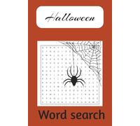 Word Search: Halloween Themed Word Search Puzzle Books, Spooky Names, Scary words and More | 6x9 inches, 110 pages | 50 + puzzles ... for Vacations, Holidays, Learning
