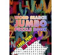 Word Search Jumbo Puzzle Book: Wordsearch Book For Adults 2020 : Word Search Books For Grandad : Big Wordsearch Books For Adults : Word Search For ... Letras Ingles : Wordsearch Activity Book (34)