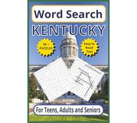 Word Search Kentucky: Explore the Bluegrass State - 6 x 9 110-Pages | Easy to Read text | 50+ Themed Puzzles for Teens, Adults & Seniors (United States word search puzzles)