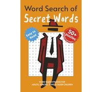 Word Search of Secret Words: Word searches with easy-to-read print about Secret Words, Hidden Messages, and More. 6x9 inches, 110 pages. 50+ puzzles… Gift for Vacations, Holidays and Free Times.