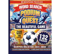 Word Search Podium Quest: The Beautiful Game: Soccer Puzzle Book for Teens, Adults & Seniors
