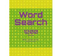 Word Search Puzzle Book: 100 Large Print Puzzles with 1200 Words | Solutions Included | 8.5 x 11 Inch Activity Book for Brain Exercise & Relaxation: ... & Challenging Puzzles with Over 1200 Words